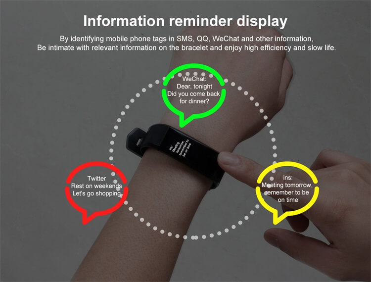 115 Plus Sédentaire Rappel Étape Suivi Bracelet Intelligent Coloré-Shenzhen Shengye Technology Co., Ltd