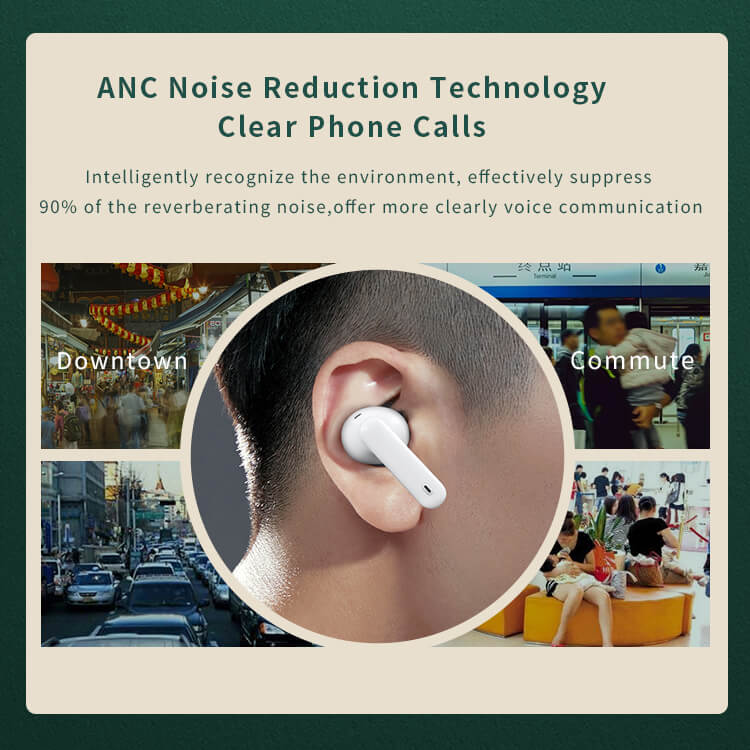 A40 ENC Ohrhörer ANC TWS Bluetooth 5.1 Kopfhörer Großhandel Distributor-Shenzhen Shengye Technology Co., Ltd