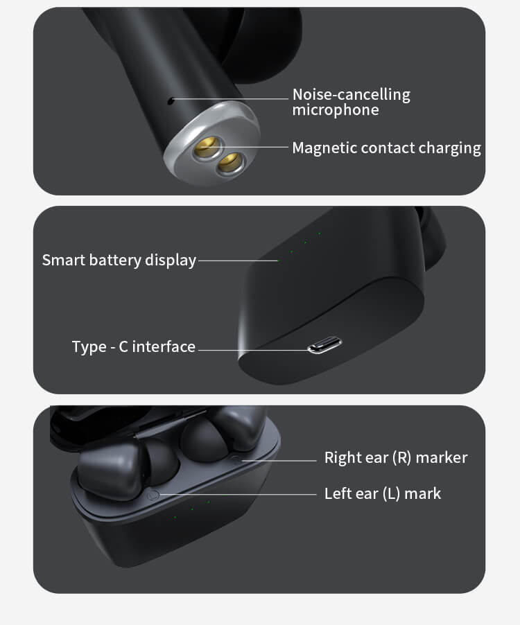 J8 Teléfono móvil de alta calidad ANC TWS Mini auricular Distribuidor mayorista-Shenzhen Shengye Technology Co.,Ltd