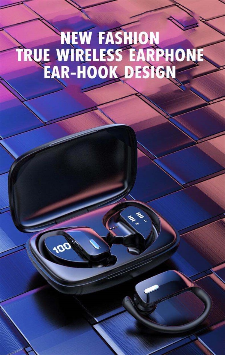 T17 Proveedor de China Auriculares con gancho TWS para juegos Blutooth tipo C impermeables-Shenzhen Shengye Technology Co., Ltd