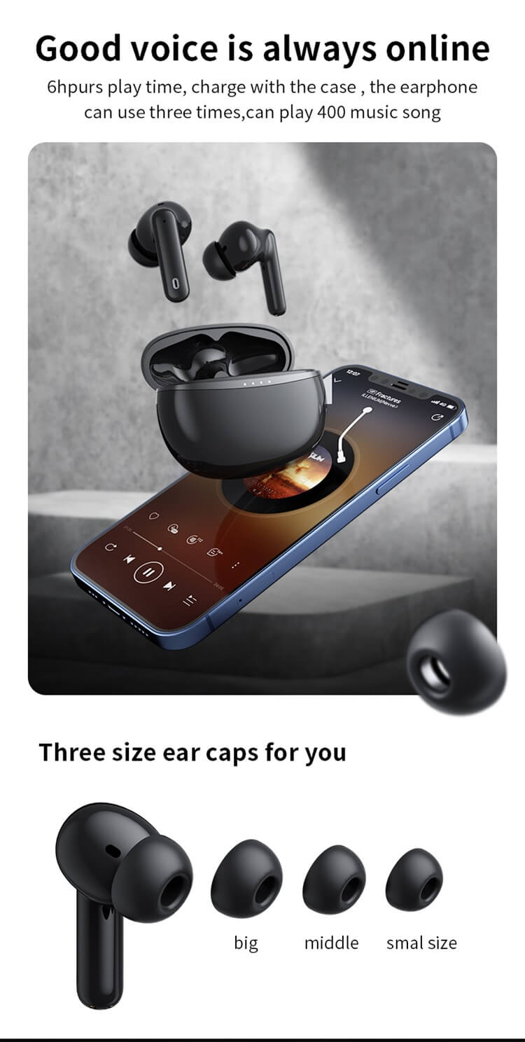 A50 Pro China ANC Mini écouteur sans fil intra-auriculaire à faible latence-Shenzhen Shengye Technology Co., Ltd