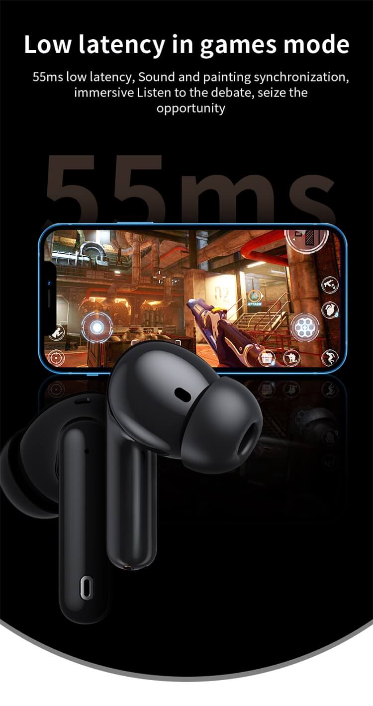 A50 Pro China ANC In-Ear-Mini-Wireless-Kopfhörer mit geringer Latenz – Shenzhen Shengye Technology Co., Ltd