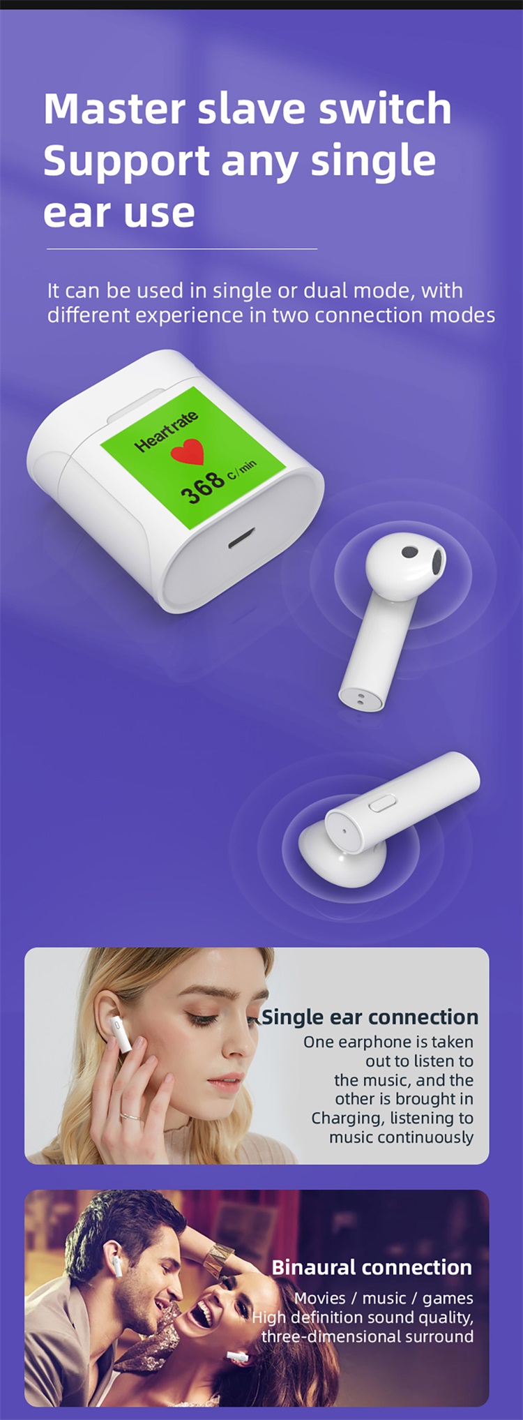 Mir6 Se HiFi Qualidade de som Bluetooth 5.0 Chip Fone de ouvido para jogos-Shenzhen Shengye Technology Co., Ltd