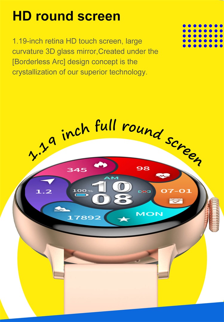 Orologio intelligente DT2 in acciaio inossidabile con chiamata Bluetooth, design alla moda-Shenzhen Shengye Technology Co.,Ltd