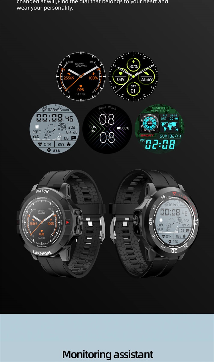 Montre intelligente de lecture MP3 N15 avec écouteurs sans fil-Shenzhen Shengye Technology Co., Ltd