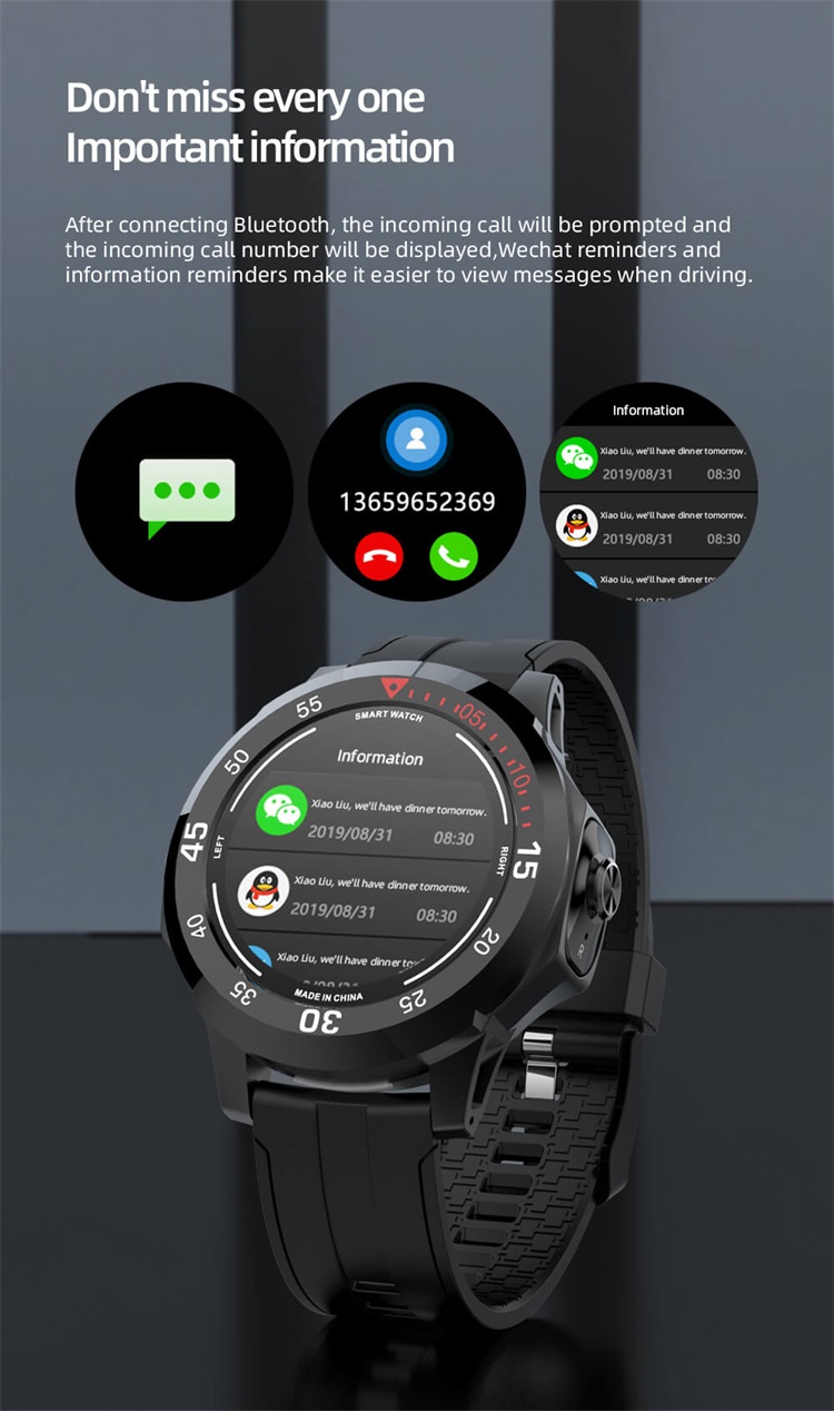 Montre intelligente de lecture MP3 N15 avec écouteurs sans fil-Shenzhen Shengye Technology Co., Ltd