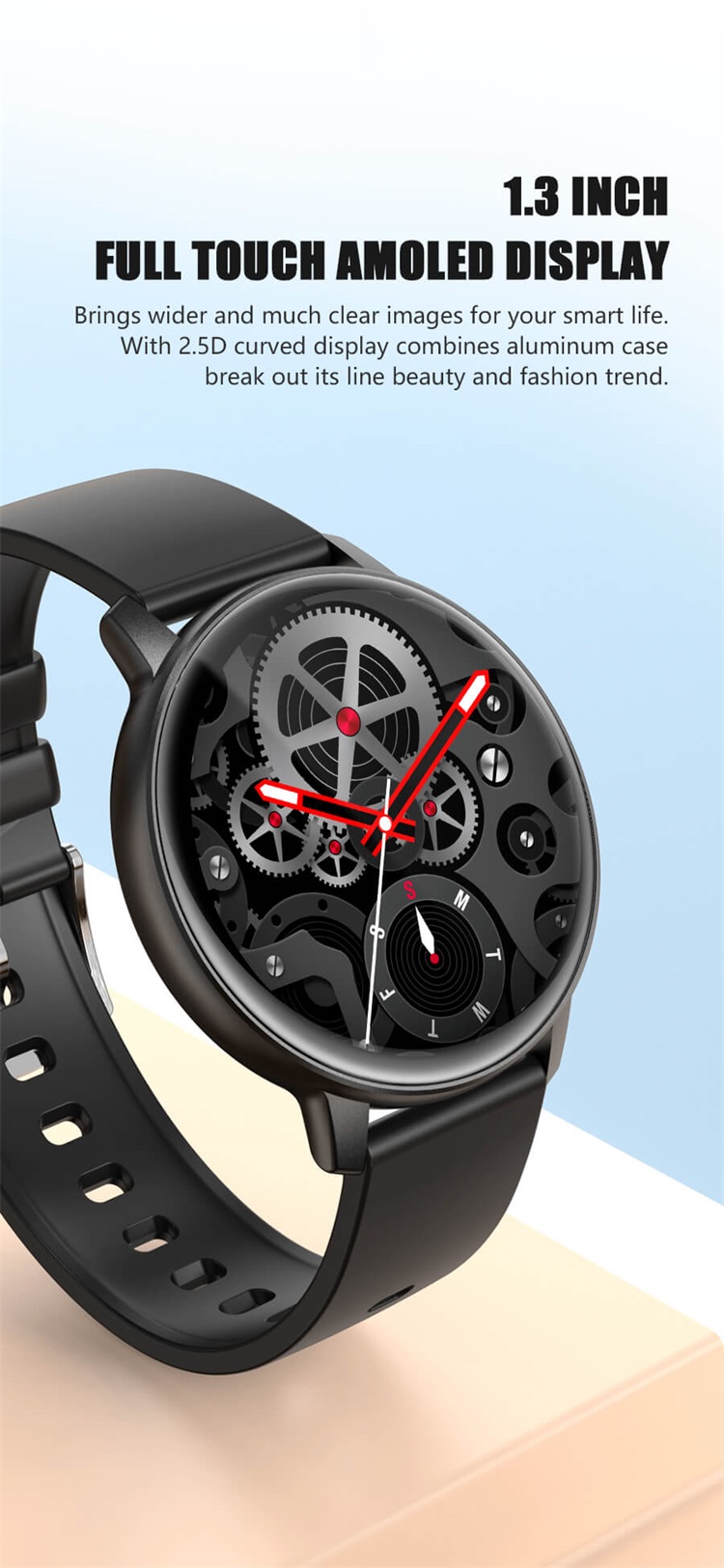 Montre intelligente à grand cadran rond avec prise en charge multilingue S35P-Shenzhen Shengye Technology Co., Ltd