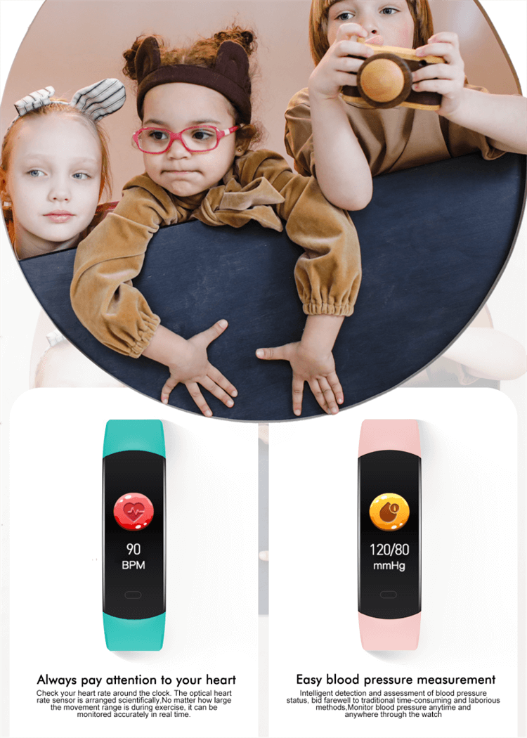 C07Q Pulsera para niños con banda de reloj inteligente para niños-Shenzhen Shengye Technology Co., Ltd