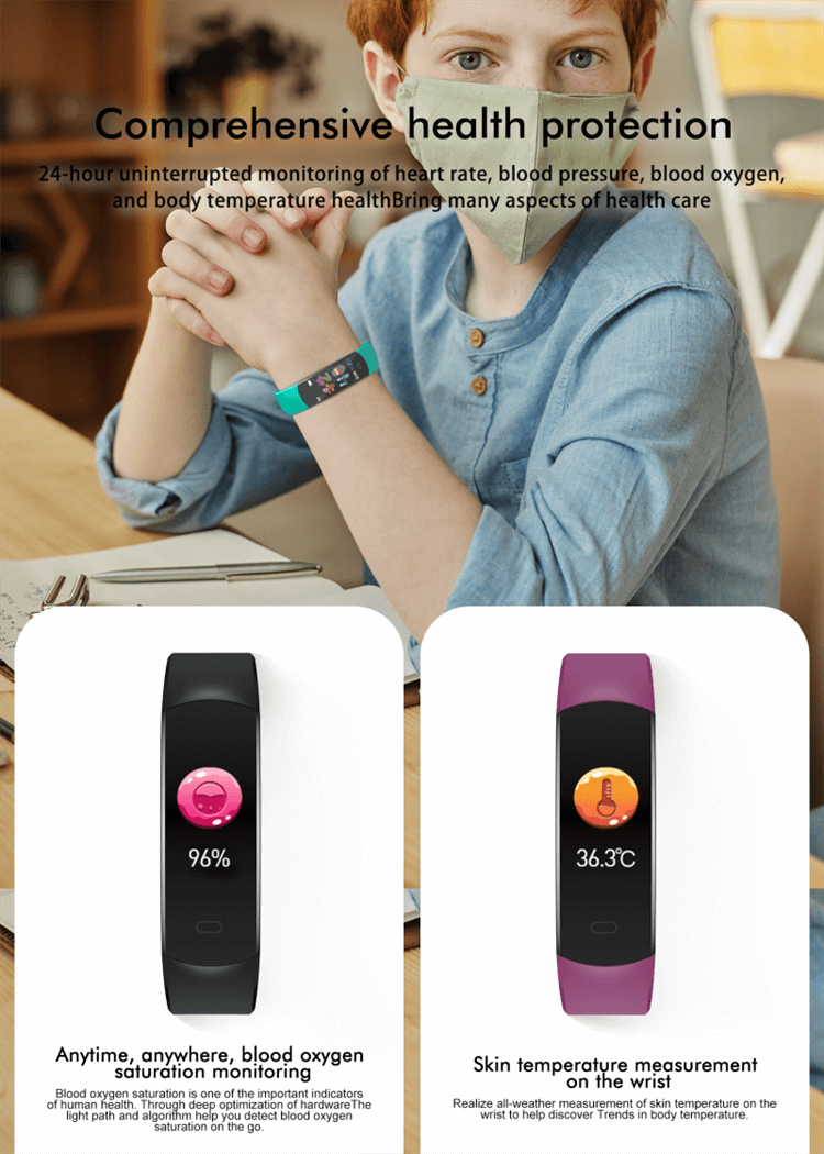 C07Q Pulsera para niños con banda de reloj inteligente para niños-Shenzhen Shengye Technology Co., Ltd