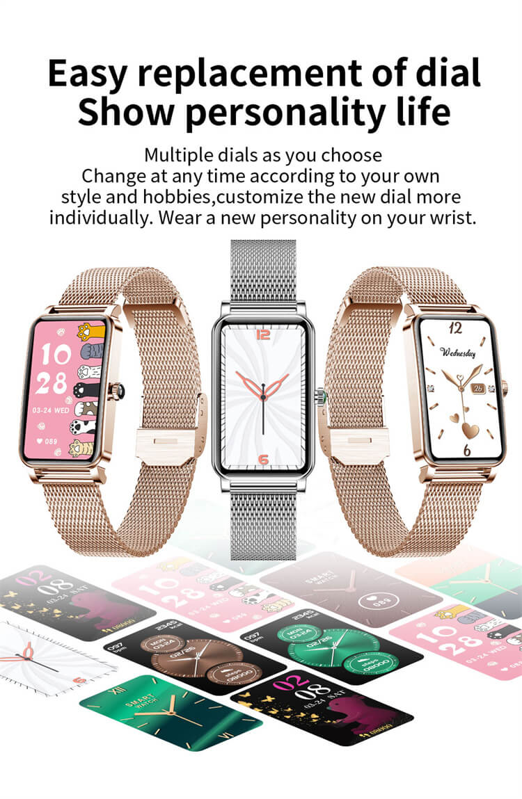 ZX19 Reloj inteligente de muñeca con diseño de moda para mujer-Shenzhen Shengye Technology Co., Ltd