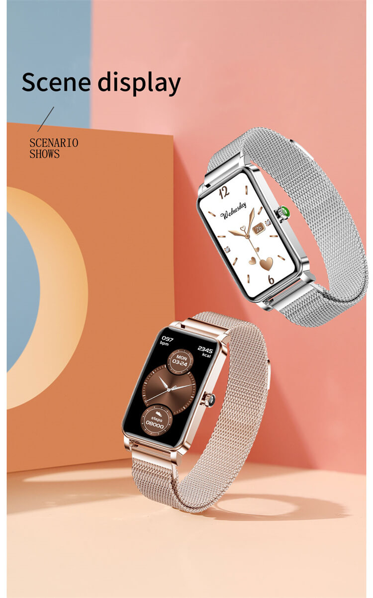 ZX19 Reloj inteligente de muñeca con diseño de moda para mujer-Shenzhen Shengye Technology Co., Ltd