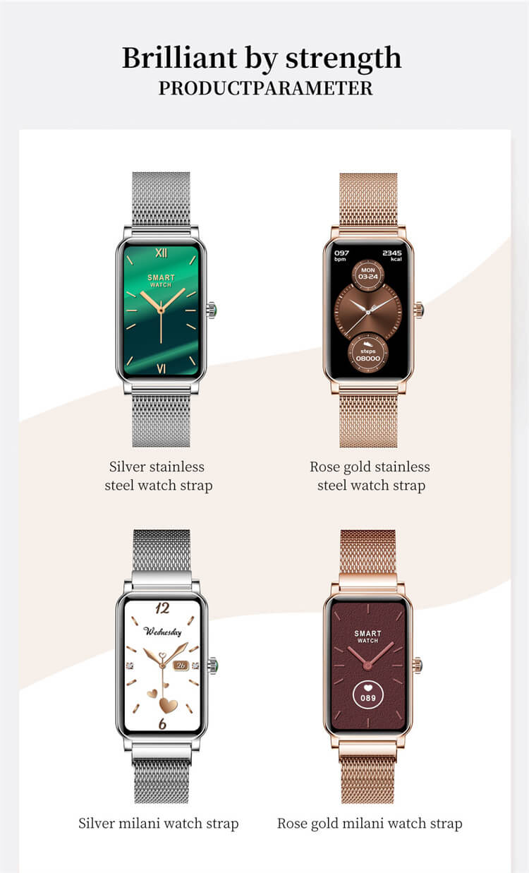 ZX19 Reloj inteligente de muñeca con diseño de moda para mujer-Shenzhen Shengye Technology Co., Ltd