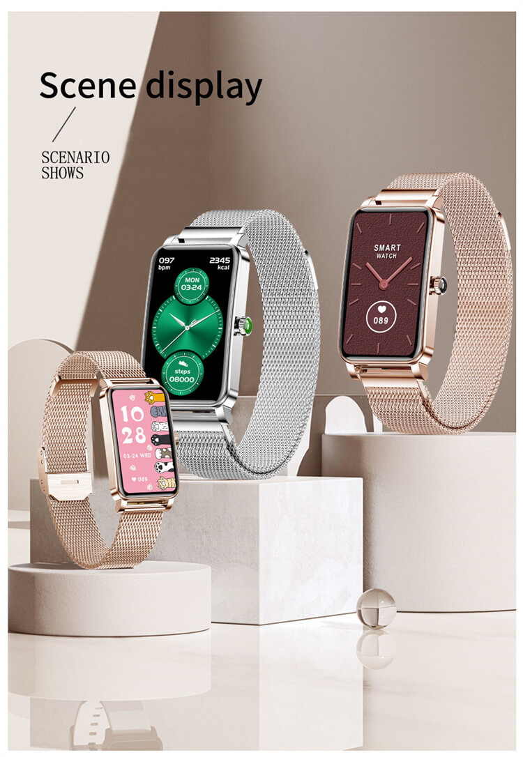 ZX19 Reloj inteligente de muñeca con diseño de moda para mujer-Shenzhen Shengye Technology Co., Ltd