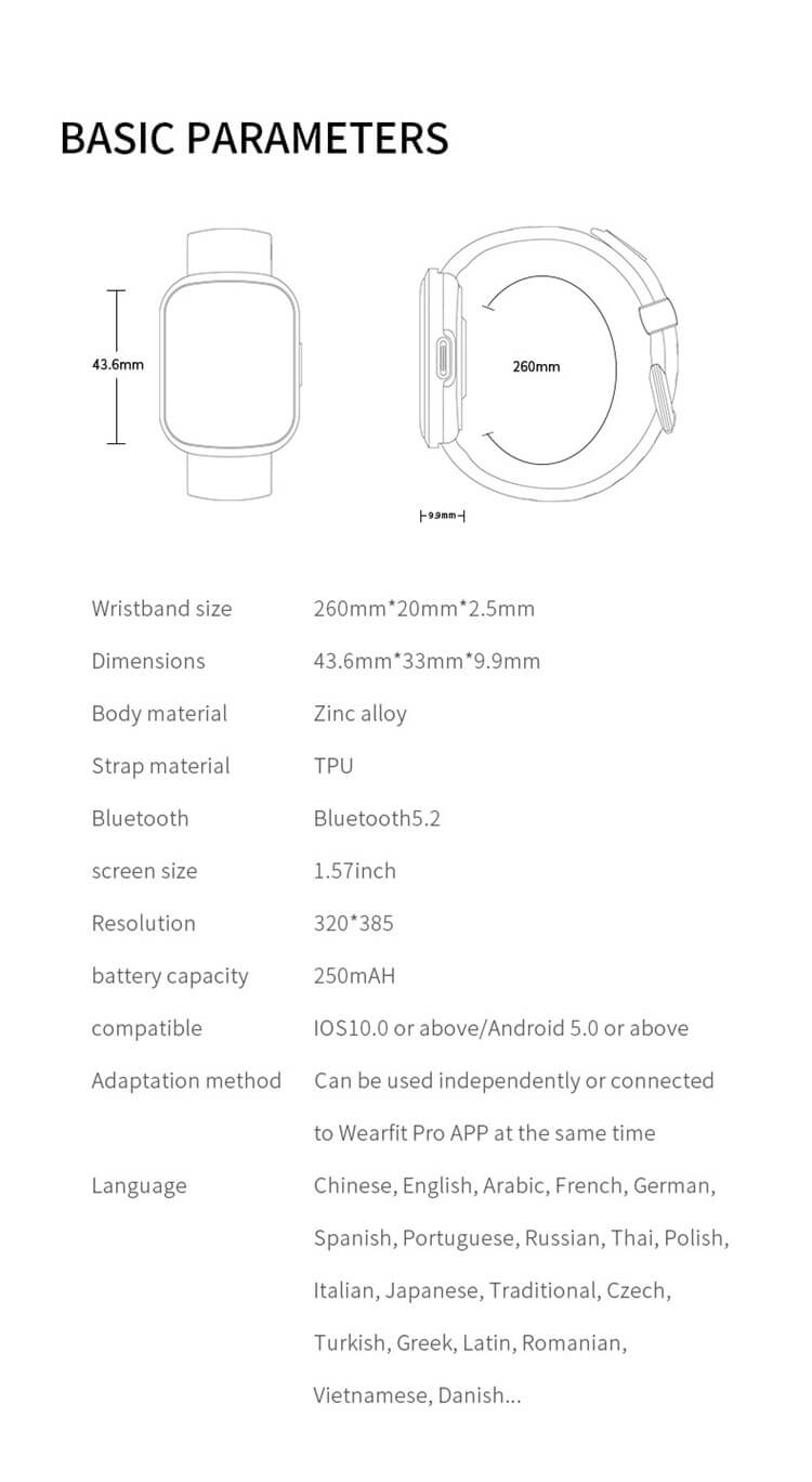 HW13 スポーツ男性女性血中酸素モニタースマートウォッチ-深セン Shengye Technology Co.、Ltd