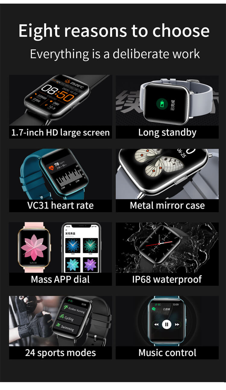 L12 Gloryfit App TFT Touch Screen Smartwatch-Shenzhen Shengye Technology Co.,Ltd
