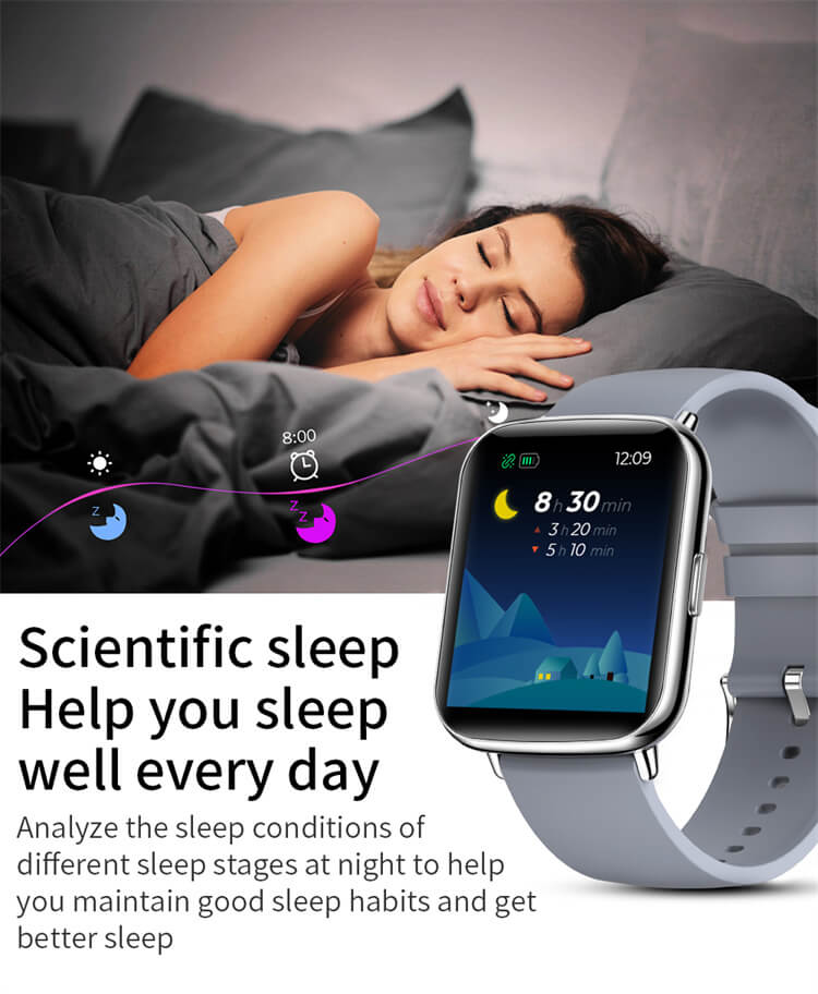 Montre intelligente à écran tactile TFT avec application L12 Gloryfit-Shenzhen Shengye Technology Co., Ltd