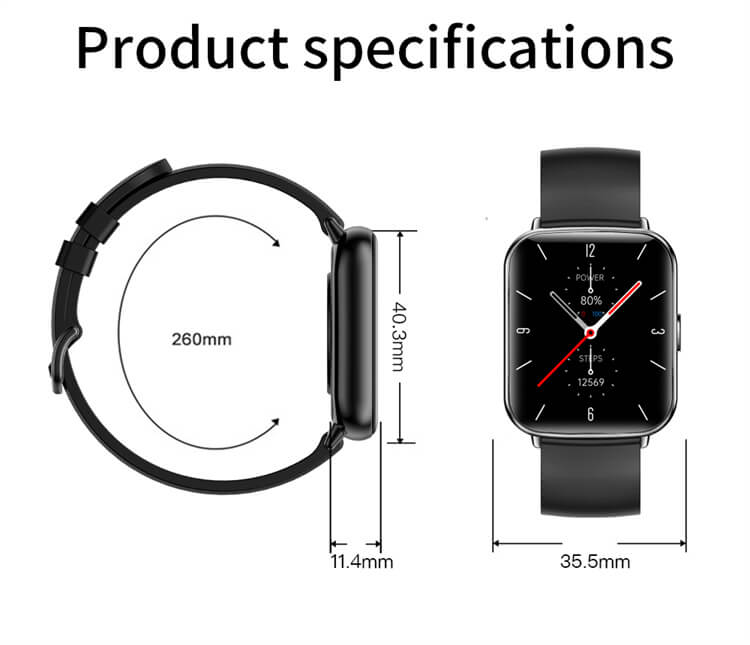 L12 Gloryfit App Smartwatch z ekranem dotykowym TFT-Shenzhen Shengye Technology Co., Ltd