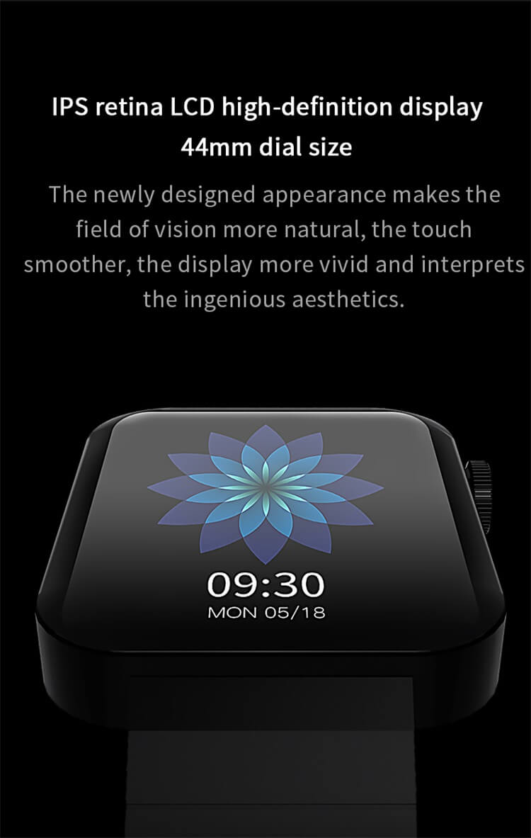 K70 LED-High-Definition-Display, 44 mm Zifferblattgröße, Sport-Smartwatch – Shenzhen Shengye Technology Co., Ltd