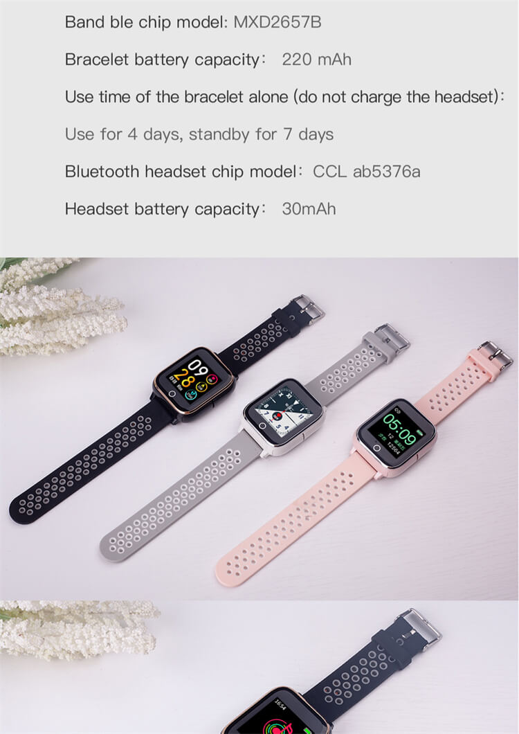 M6 Lecteur MP3 TWS Écouteurs Sport Smartwatch-Shenzhen Shengye Technology Co., Ltd