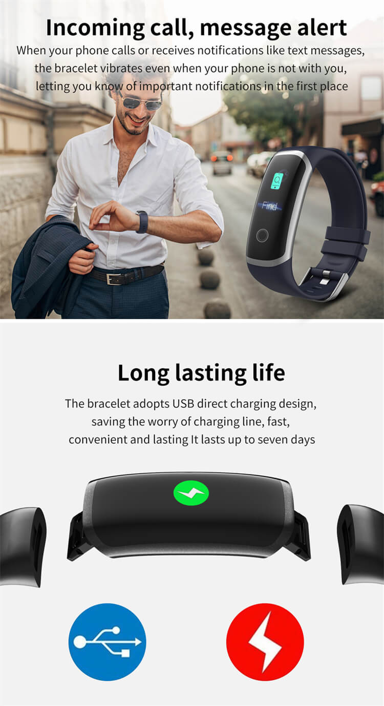 T4 Fitness Pulsera inteligente Temperatura Pulsera-Shenzhen Shengye Technology Co.,Ltd