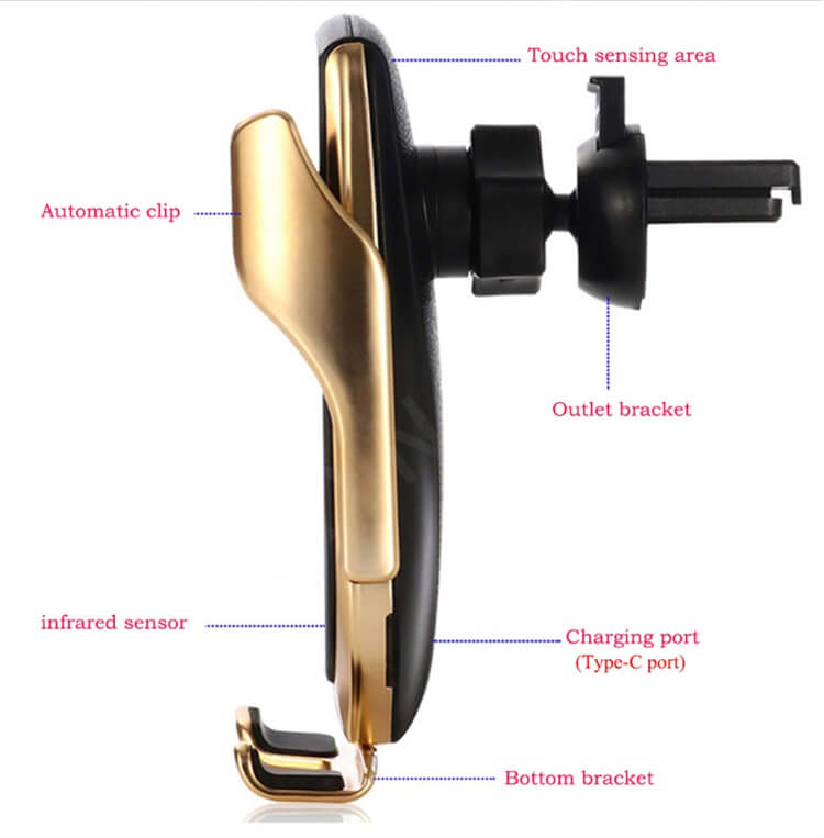 Cargador de coche inalámbrico de inducción infrarroja inteligente rápido R2-Shenzhen Shengye Technology Co.,Ltd