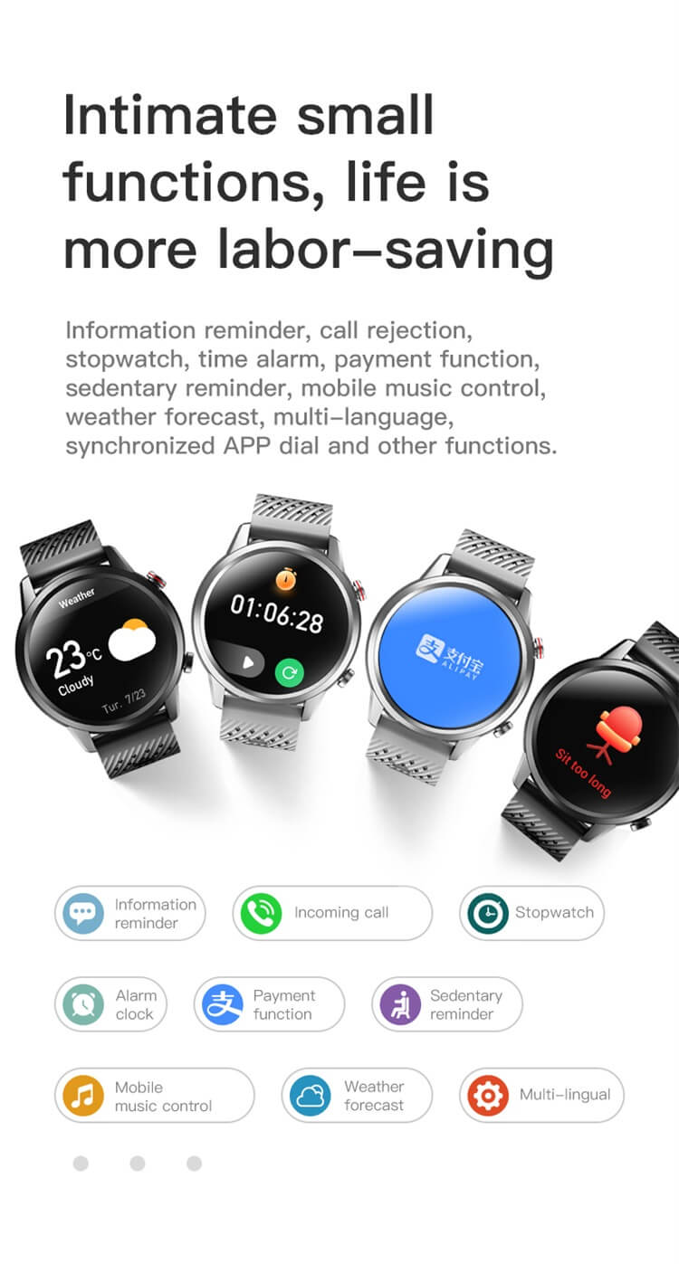 F32 1.28 Inch Round Display Screen Smart Watch-Shenzhen Shengye Technology Co.,Ltd