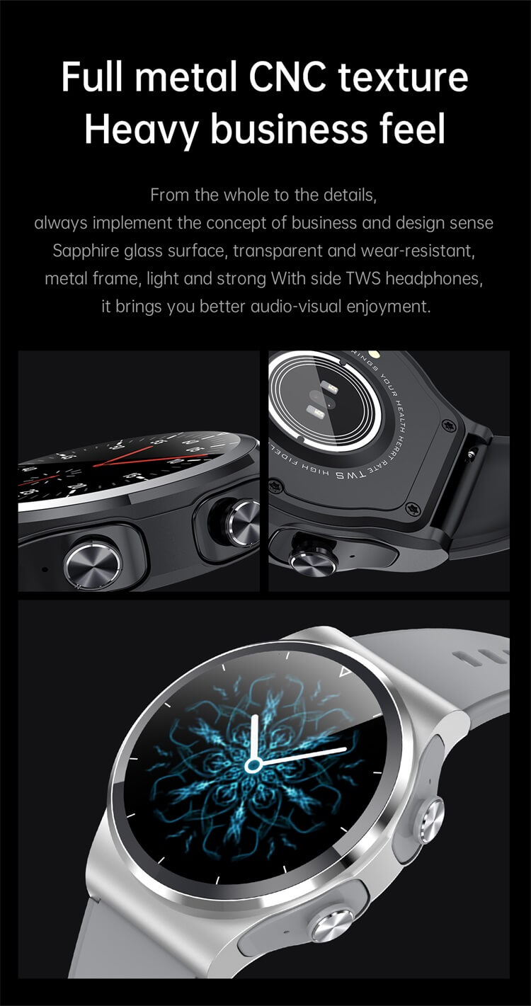 Reloj inteligente GT69 con pantalla táctil completa y pantalla HD con auriculares-Shenzhen Shengye Technology Co.,Ltd