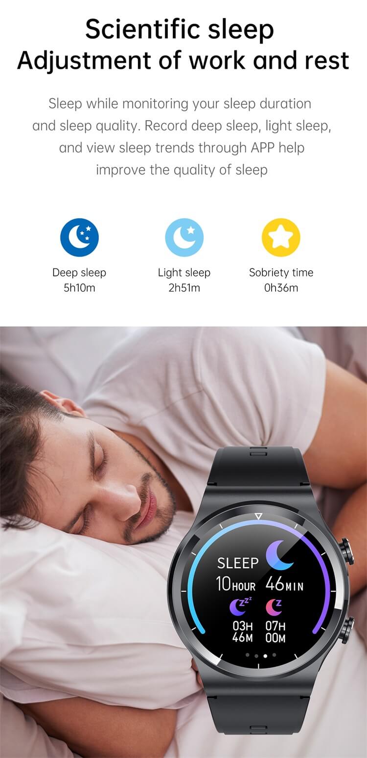 Reloj inteligente GT69 con pantalla táctil completa y pantalla HD con auriculares-Shenzhen Shengye Technology Co.,Ltd