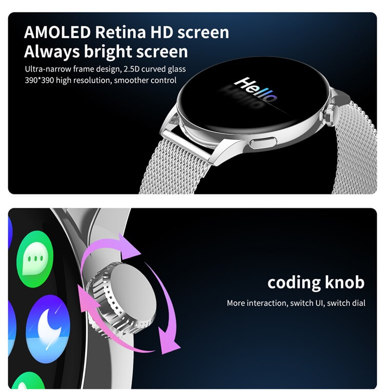 HD1 Reloj inteligente Correa de acero Carga inalámbrica Reloj Inteligente-Shenzhen Shengye Technology Co.,Ltd