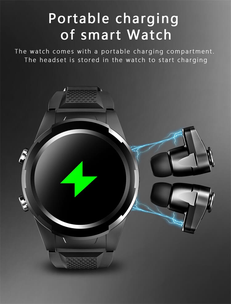 JM06 2 In 1 Smart Watch With Earbuds Earphone Hifi Music Reloj Inteligente-Shenzhen Shengye Technology Co.,Ltd