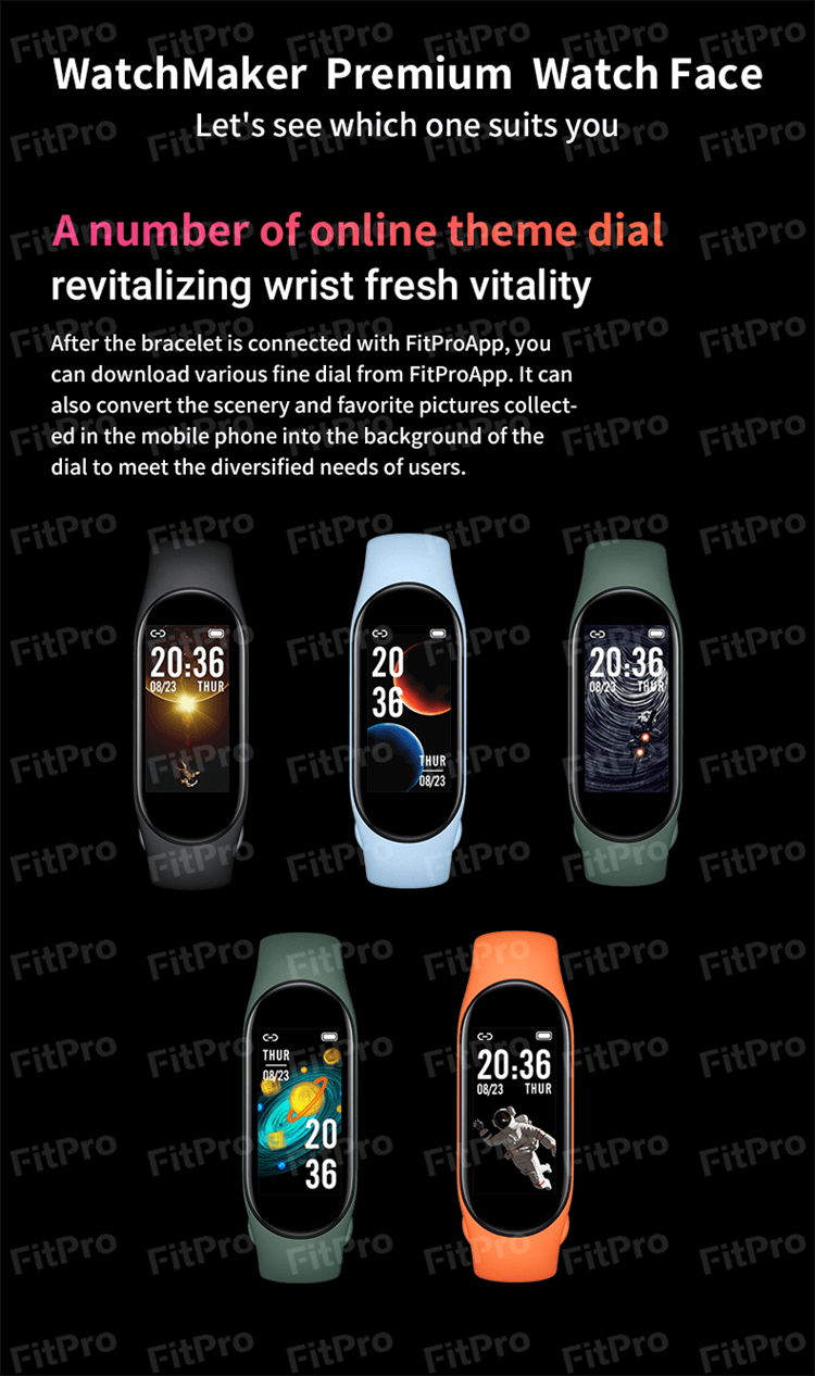 M7 Band Global Version Reloj Fitness Tracker Montre intelligente personnalisée-Shenzhen Shengye Technology Co., Ltd