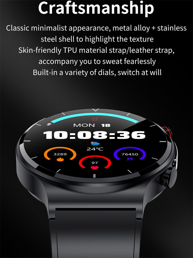 E88 EKG vér-oxigén testhőmérséklet monitorozás Smart Watch-Shenzhen Shengye Technology Co., Ltd.