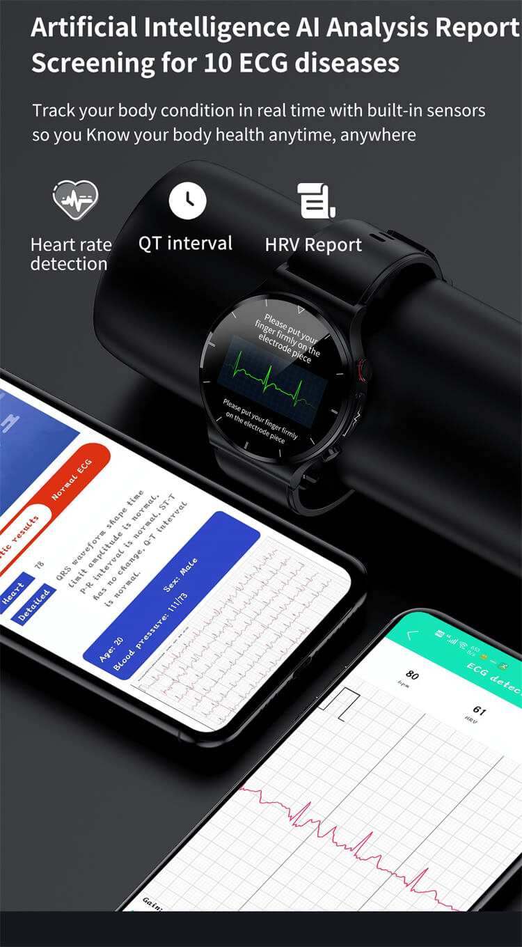 E88 ECG Oxígeno en la sangre Monitoreo de la temperatura corporal Reloj inteligente-Shenzhen Shengye Technology Co.,Ltd