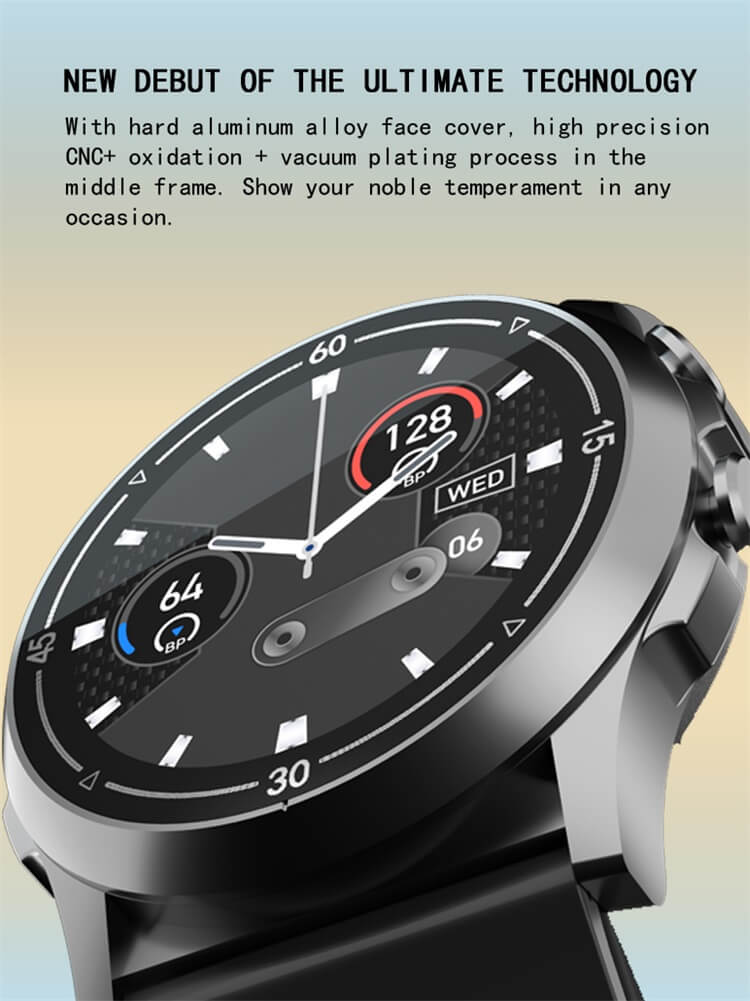 R2 Pompa d'aria ECG Pressione sanguigna Portatile Fitness OEM Smartwatch-Shenzhen Shengye Technology Co.,Ltd