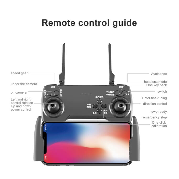 S97 China OEM 15 perc repülési idő, hosszú akkumulátor Vtol Smart Hover Easy Control Összecsukható ESC videó 4K HD kettős kamerakészlet RC Drone-Shenzhen Shengye Technology Co., Ltd.