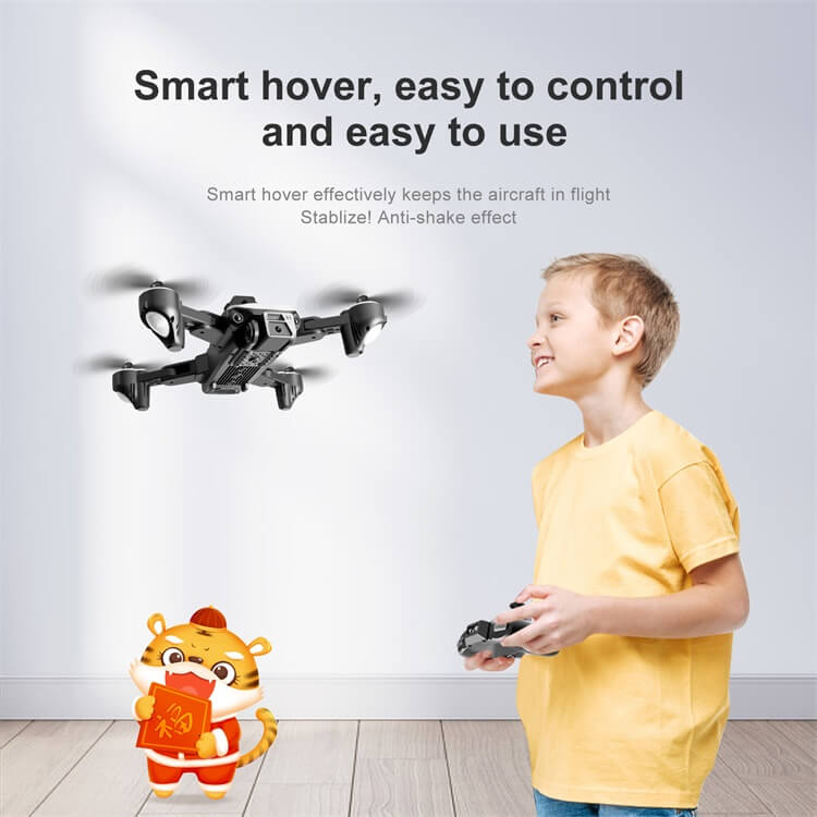 S97 Cina OEM 15 minuti di volo Batteria lunga Vtol Smart Hover Easy Control Pieghevole ESC Video 4K HD Kit doppia fotocamera RC Drone-Shenzhen Shengye Technology Co.,Ltd