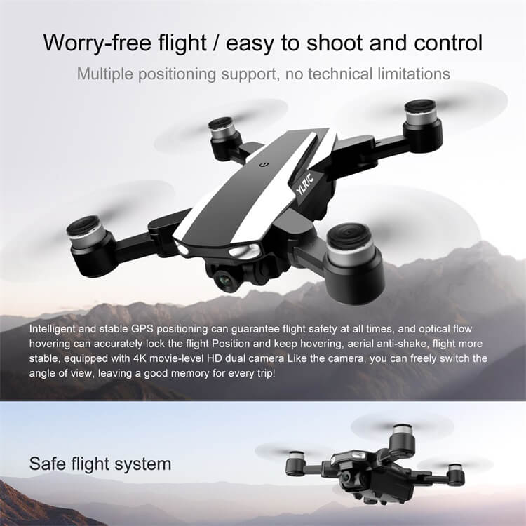 S105 25 Minutes Battery Life ESC 4K Camera Brushless Moter Waypoint Remote Control Smart Return GPS Drone-Shenzhen Shengye Technology Co.,Ltd