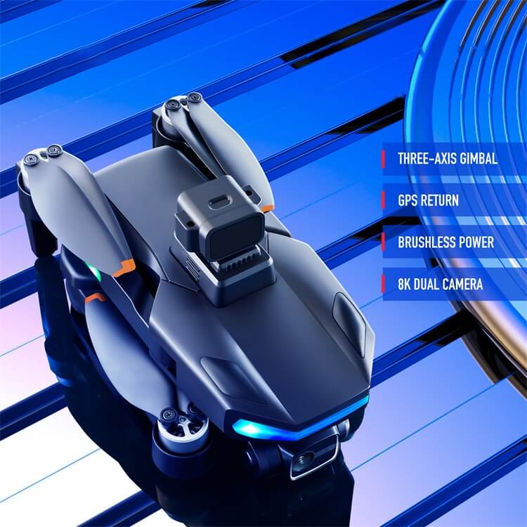 S135 28 minuti Trasmissione di immagini HD 5G 8K ESC Dual Camera GPS Volo di ritorno intorno a tre assi Gimbal motore brushless Drone-Shenzhen Shengye Technology Co.,Ltd