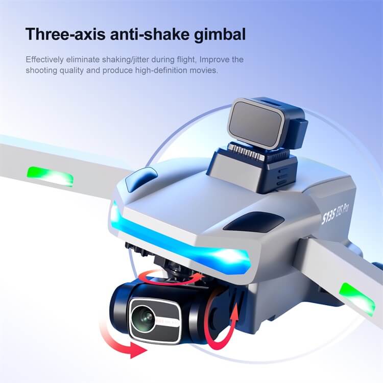 S135 28 minutos 5G HD Transmissão de imagem 8K ESC Câmera dupla GPS Voo de retorno em torno de três eixos Gimbal Brushless Motor Drone-Shenzhen Shengye Technology Co., Ltd