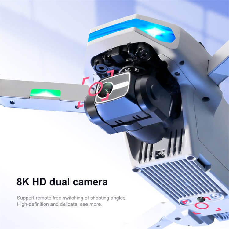 S135 28 phút Truyền hình ảnh 5G HD 8K ESC Camera kép GPS Chuyến bay trở về quanh Động cơ không chổi than ba trục Gimbal Drone-Shengye Technology Co.,Ltd