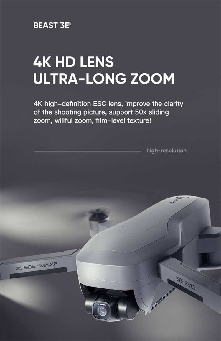 SG906 Professional 30 minutes Autonomie de la batterie 5000mAh 4000M Plage d'images Distance RC EIS Stabilisation électronique 5G Vidéo HD 4K Caméra Drone-Shenzhen Shengye Technology Co.,Ltd