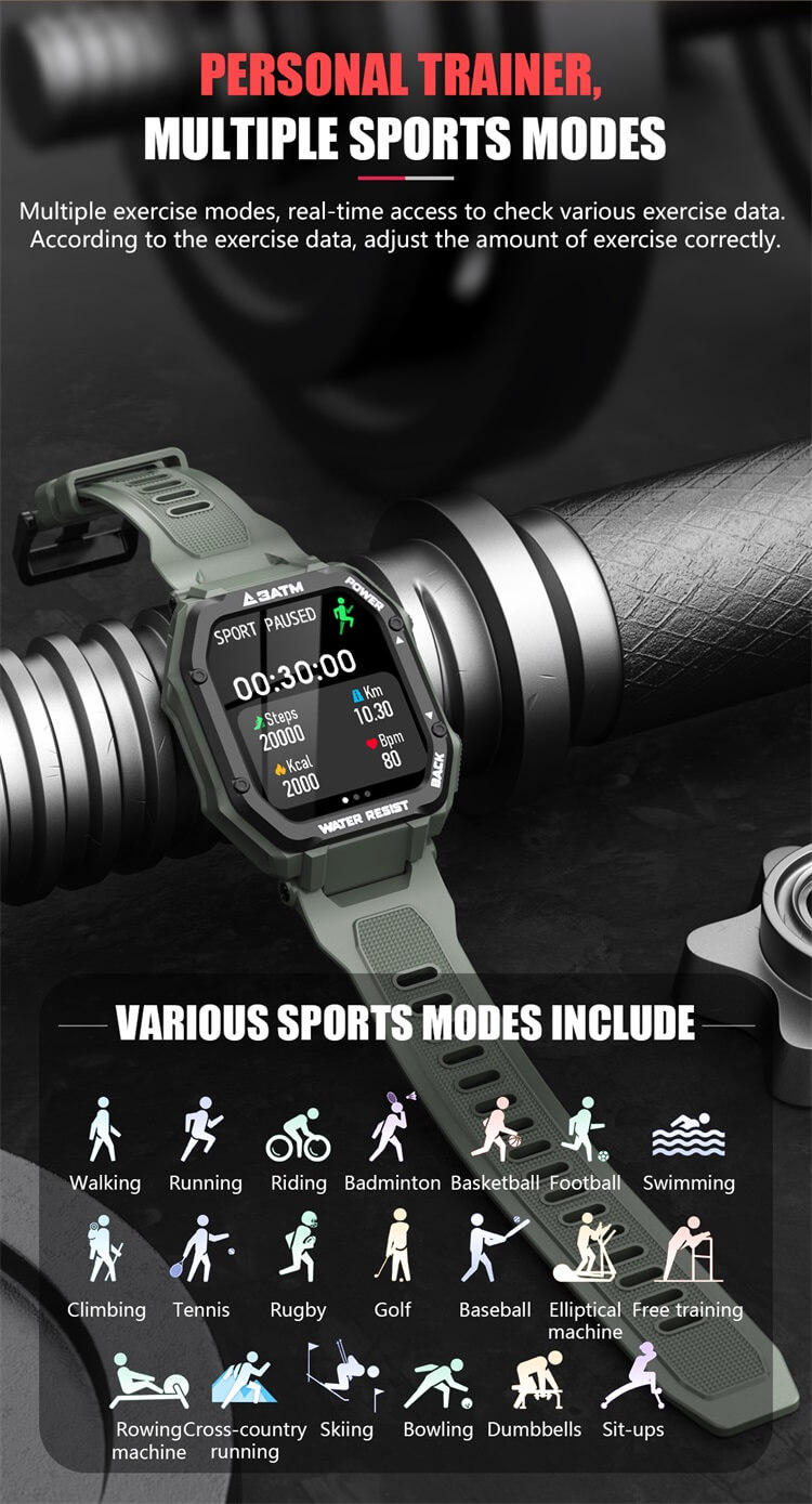 C16 1,7 pouces écran 3ATM étanche OEM bracelets en silicone Fitness montre intelligente-Shenzhen Shengye Technology Co., Ltd