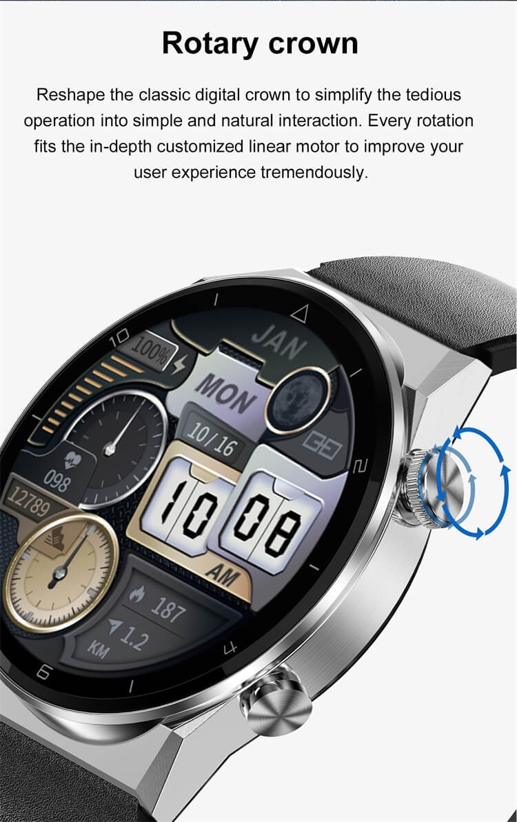DT3 Pro Max Factory Customize 1.45 inch Round Screen Smart Watch OEM Custom Wearable Devices-Shenzhen Shengye Technology Co.,Ltd
