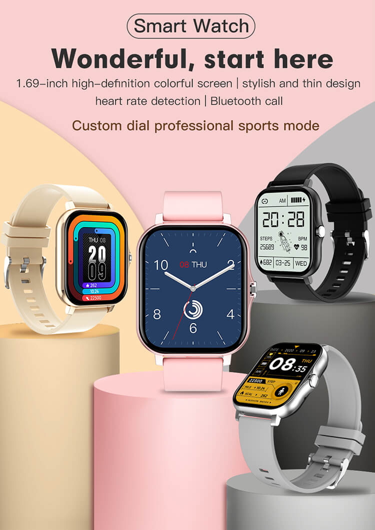 Q13 Китай Оптовая торговля Умные часы с сенсорным циферблатом 1,70 дюйма и BT5.0 Умные часы с вызовом-Shenzhen Shengye Technology Co.,Ltd