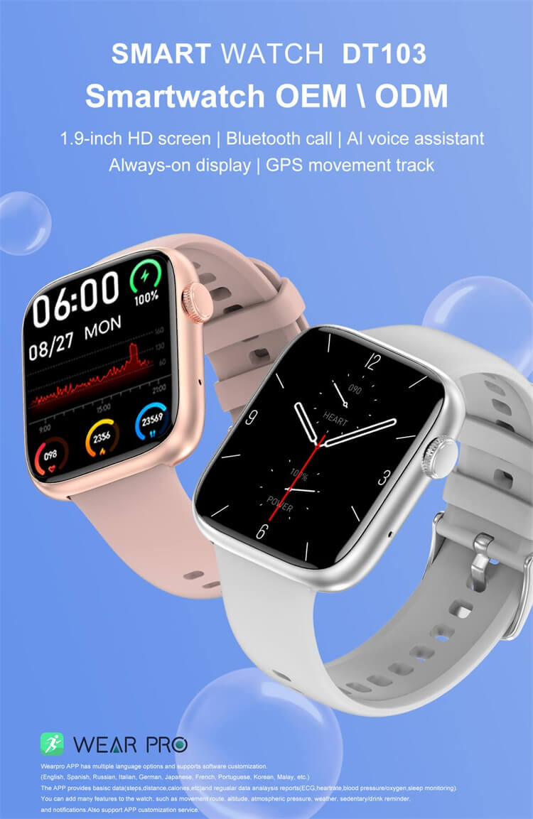 DT103 China Supplier Wholesale Smart Watch-Shenzhen Shengye Technology Co.,Ltd