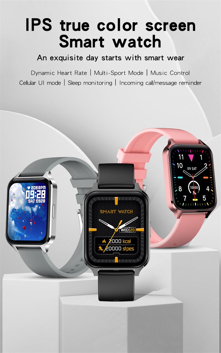 GW38 Pro IPS экран Тема цветного экрана Настройка Dail Smart Watch-Shenzhen Shengye Technology Co.,Ltd