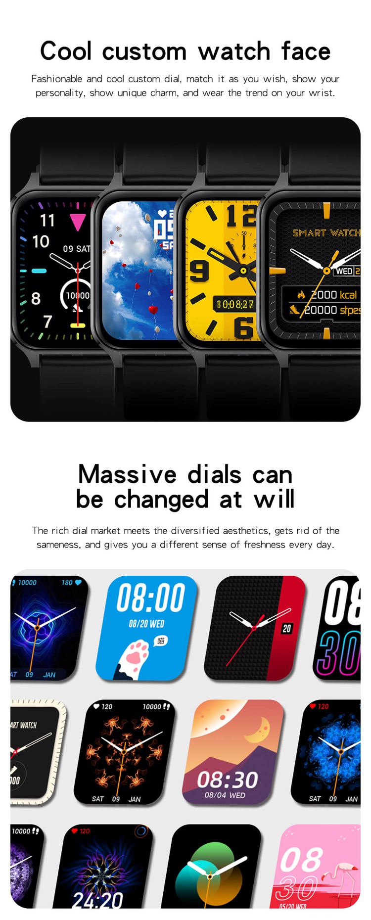 GW38 Pro Pantalla IPS Tema de pantalla en color Ture Personalizar reloj inteligente diario-Shenzhen Shengye Technology Co., Ltd