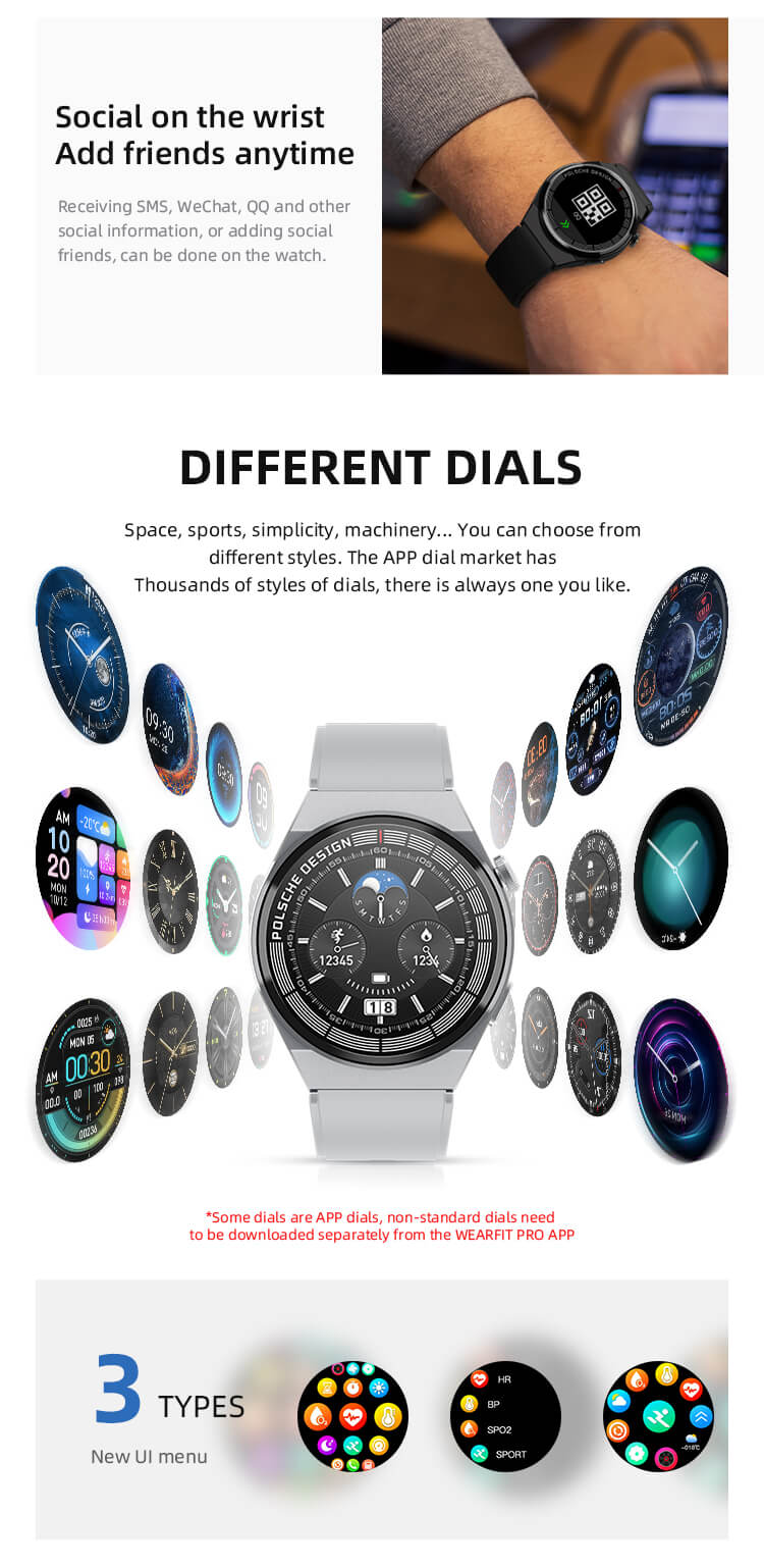 Nhà cung cấp đồng hồ thông minh sạc không dây NFC đa chức năng HW3 Max-Shengye Technology Co.,Ltd