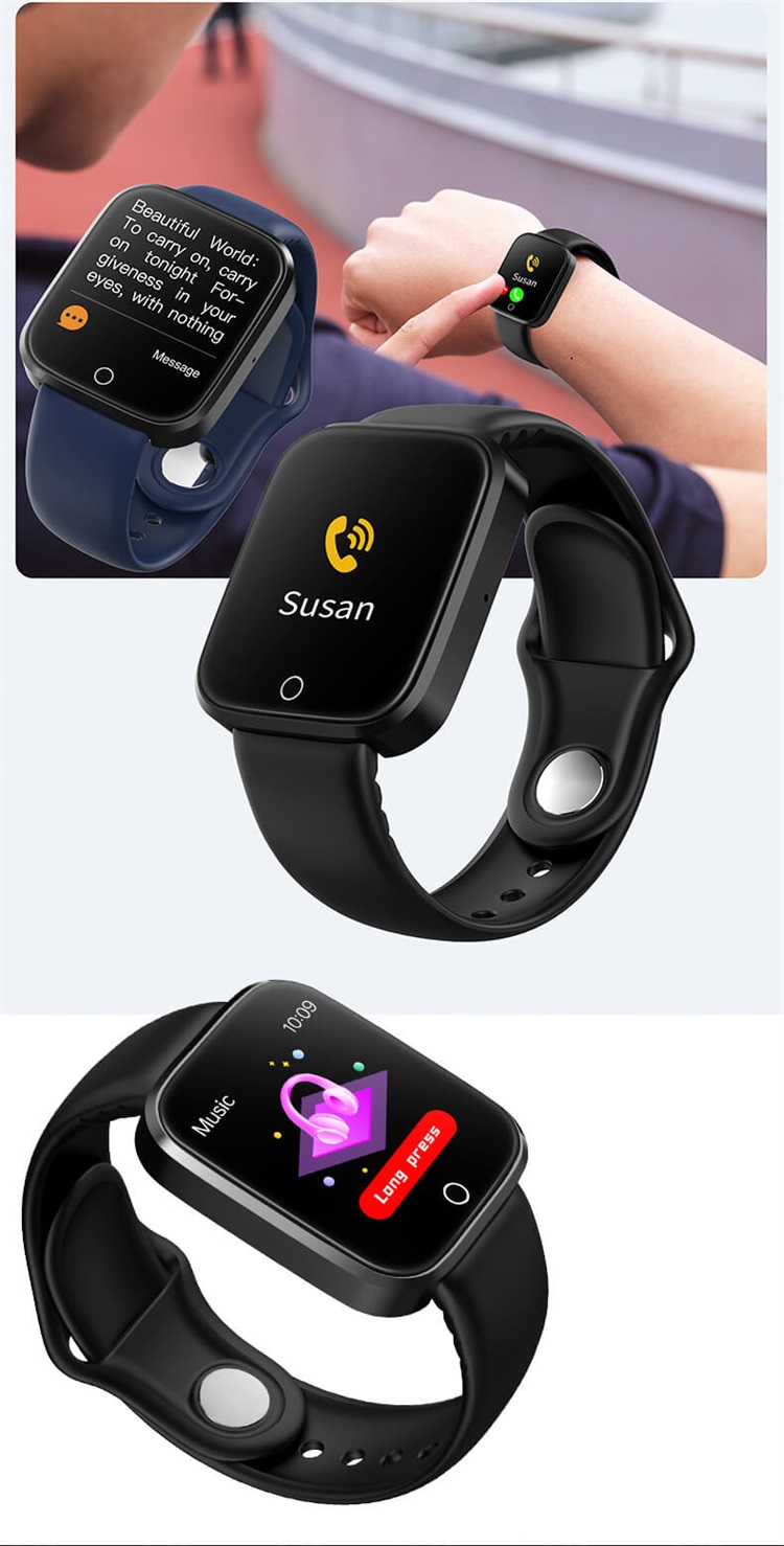 i8 Chiamata Bluetooth Monitoraggio della frequenza cardiaca Bracciale intelligente Smartwatch-Shenzhen Shengye Technology Co.,Ltd