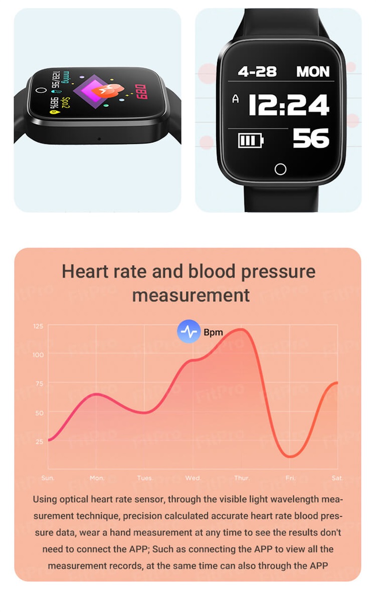 i8 Bluetooth Llamadas Monitoreo de frecuencia cardíaca Pulsera inteligente Reloj inteligente-Shenzhen Shengye Technology Co.,Ltd